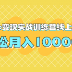 龟课TikTok变现实战训练营线上第3期，轻松月入10000+